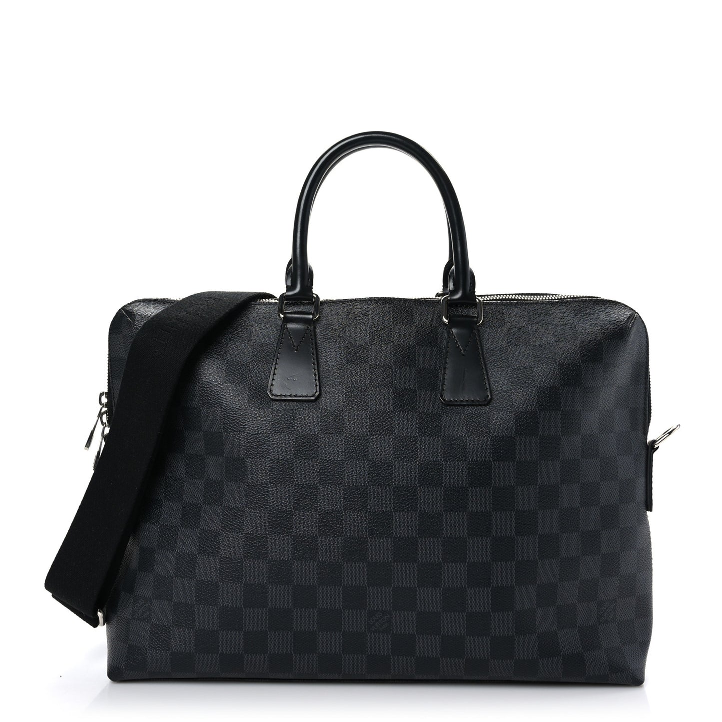 Damier Graphite Porte-Documents Jour