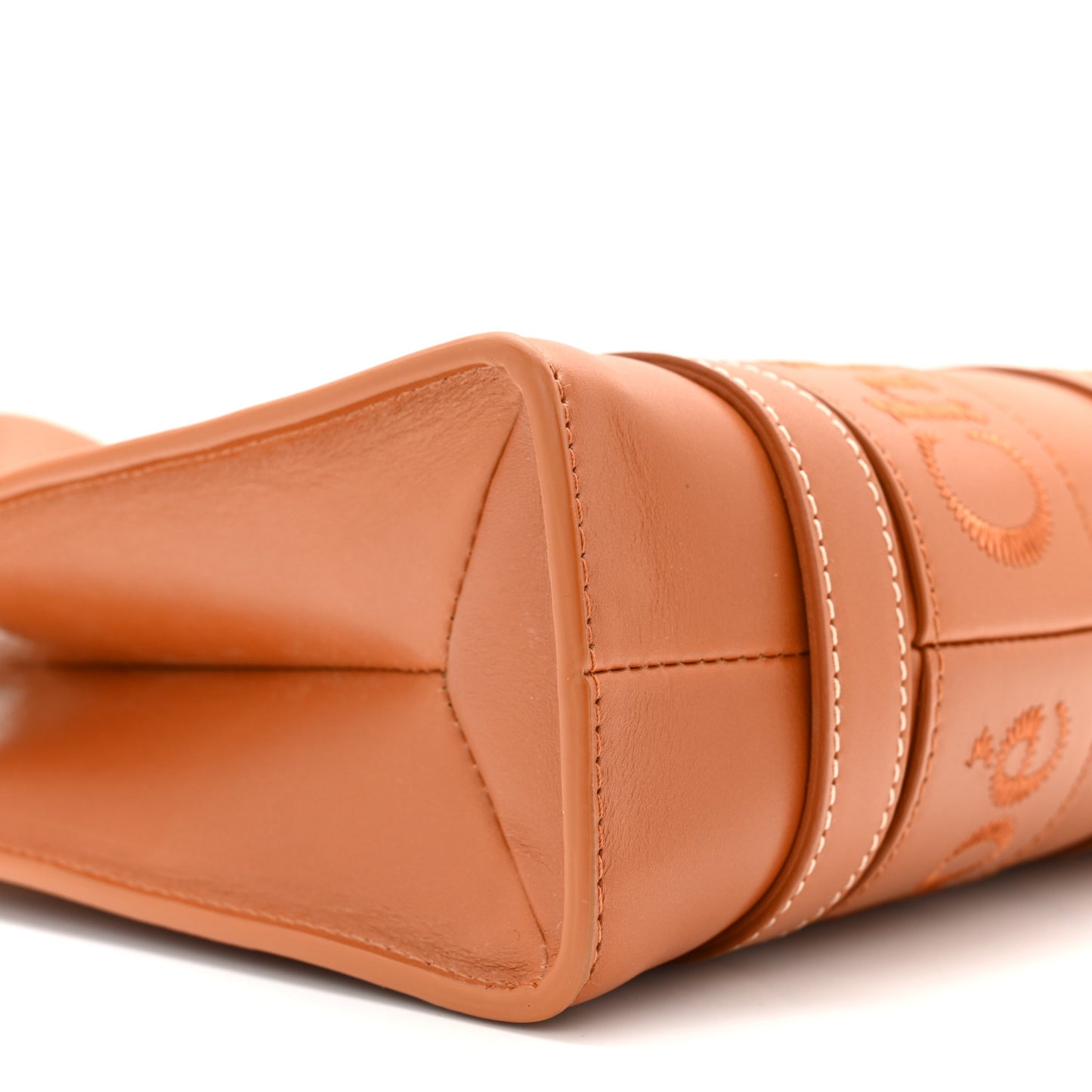 Calfskin Small Woody Tote Caramel