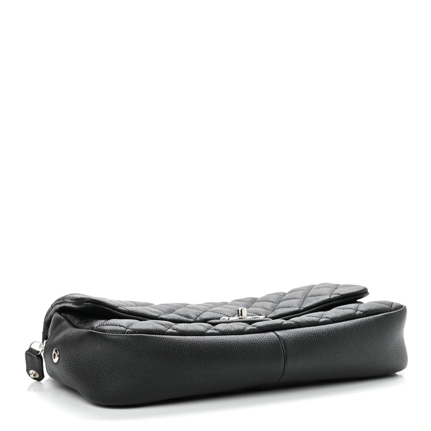 Caviar Quilted Jumbo Easy Flap Black