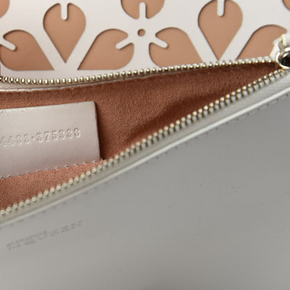 Alexander McQueen Laser Cut Calfskin Medium Legend Tote Nude 9 of 11