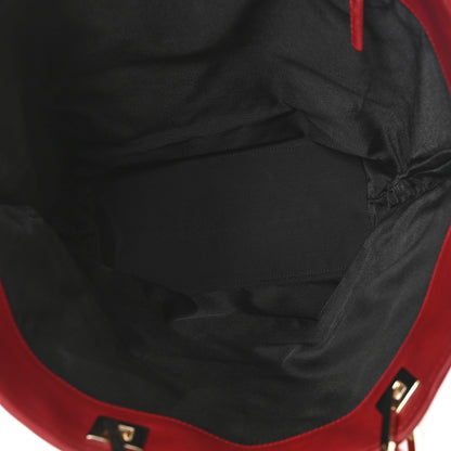 Gucci Monogram Large Bucket Tote  Red 5 of 10
