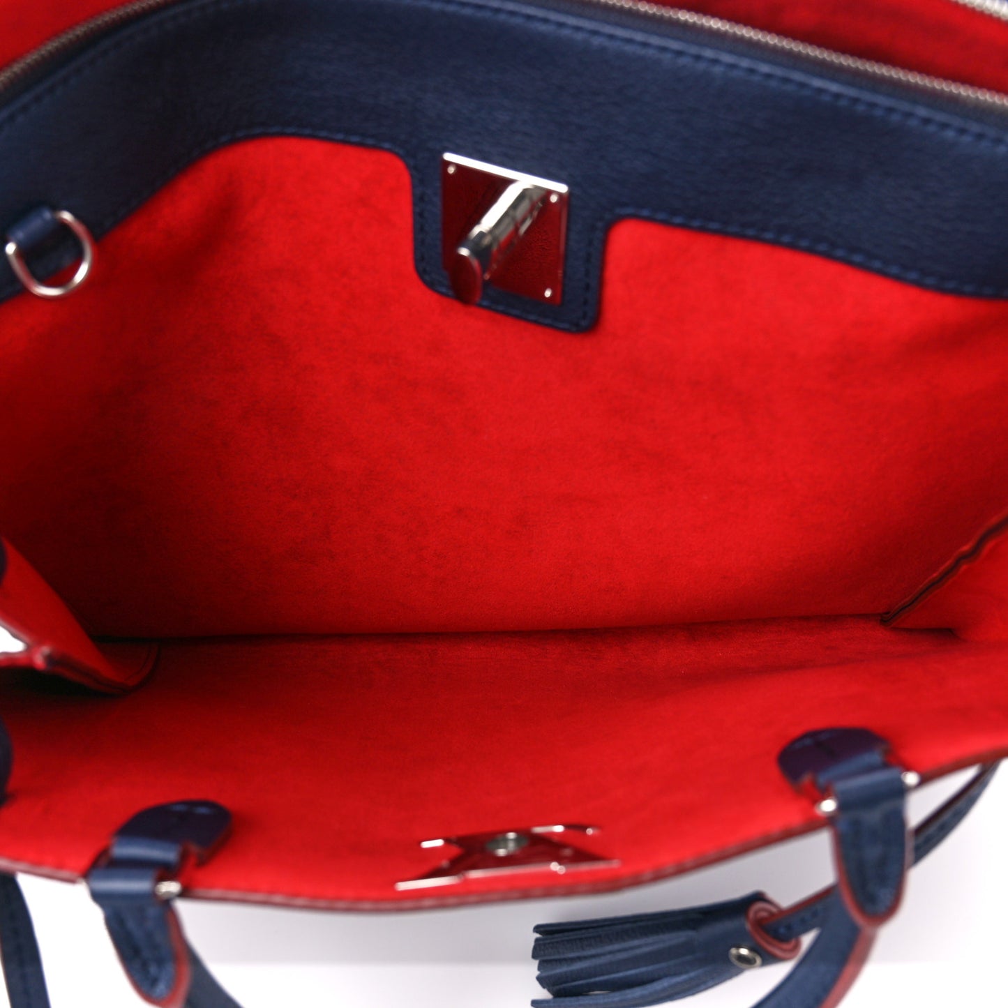 Calfskin Lockmeto Marine Rouge