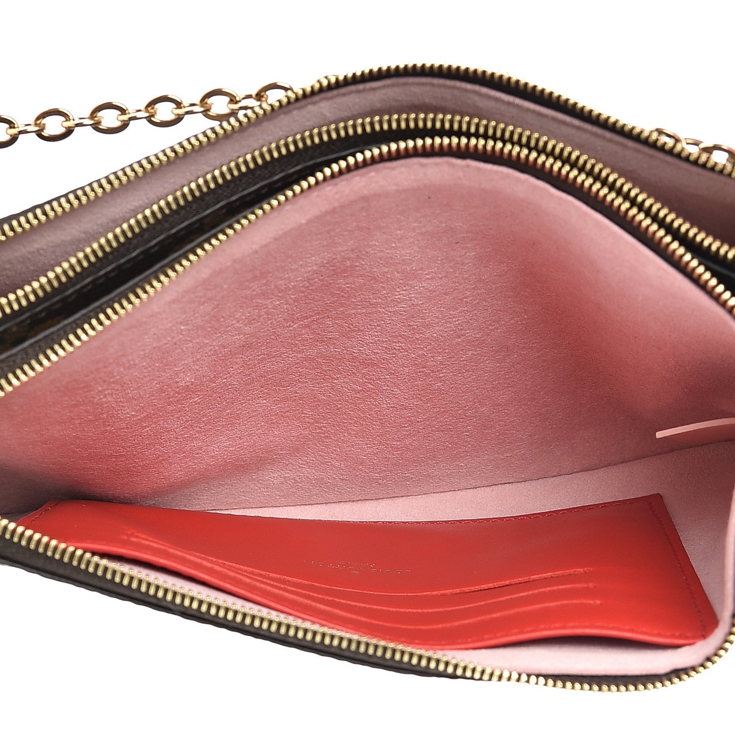 Monogram Blooming Flowers Double Zip Pochette