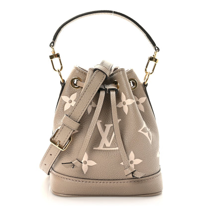 Louis Vuitton Empreinte Monogram Giant Nano Noe Tourterelle Creme 1 of 11