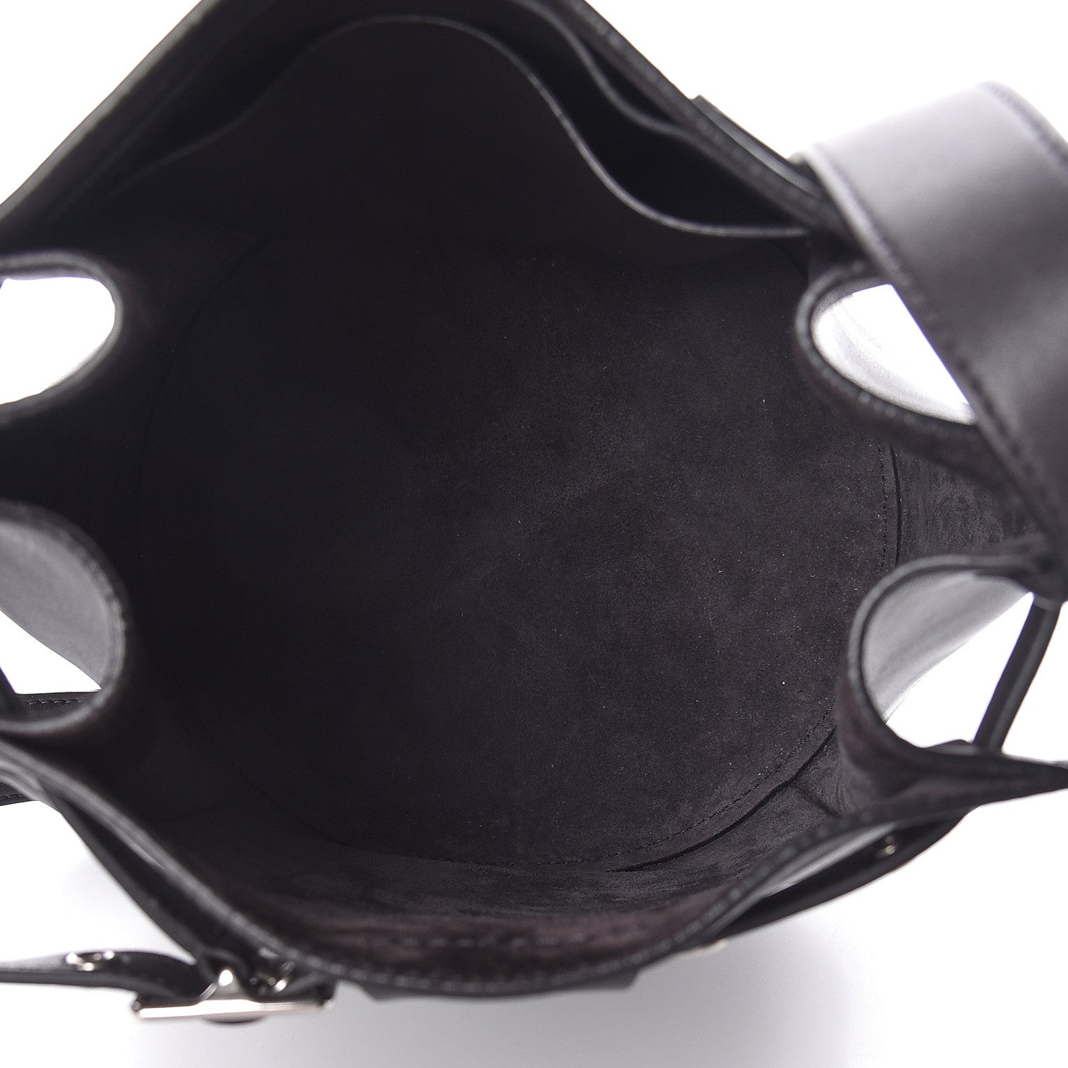 Celine Smooth Calfskin Long Strap Big Bucket Bag Liquorice 5 of 9