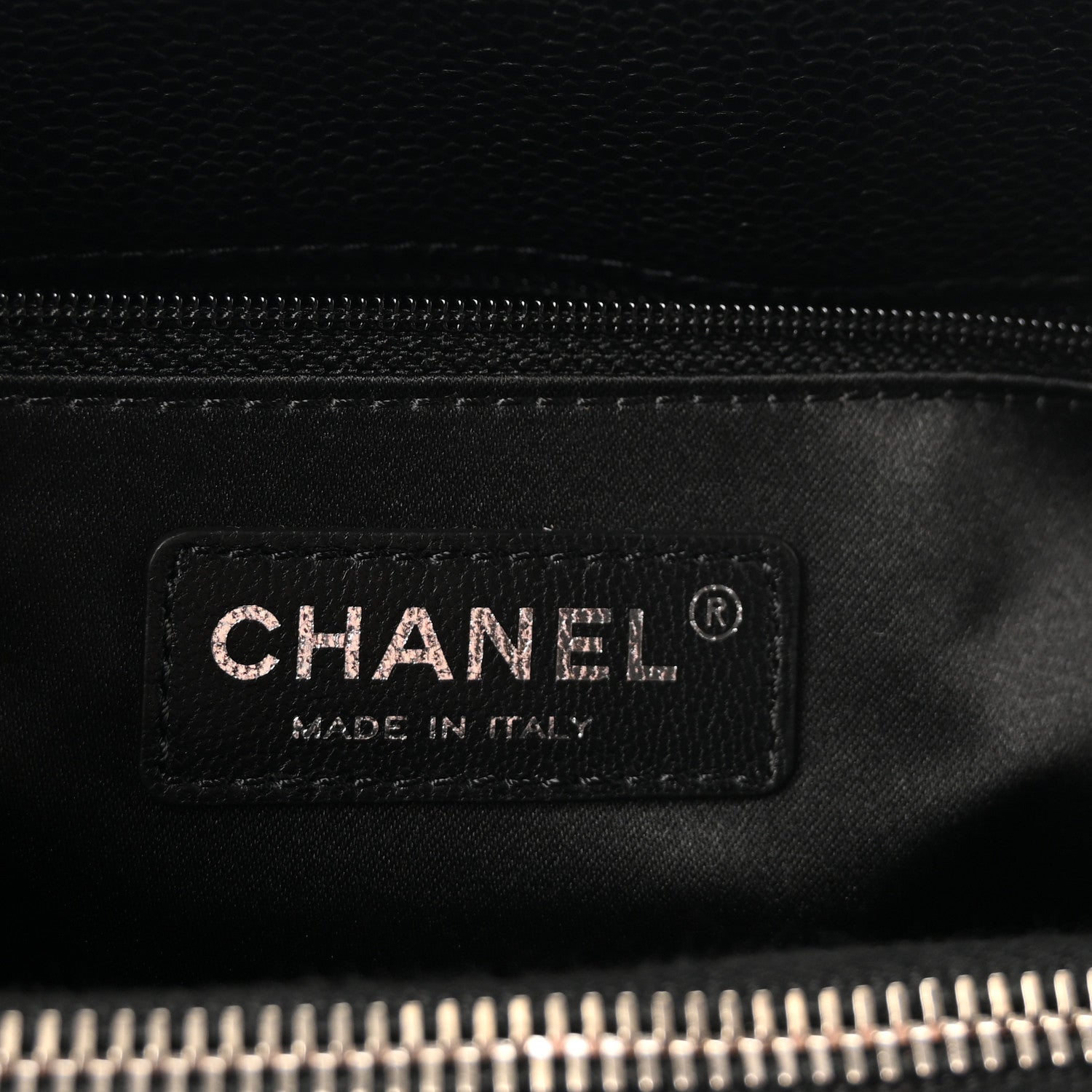 Chanel Caviar Quilted Grand Shopping Tote GST Black 6 of 10