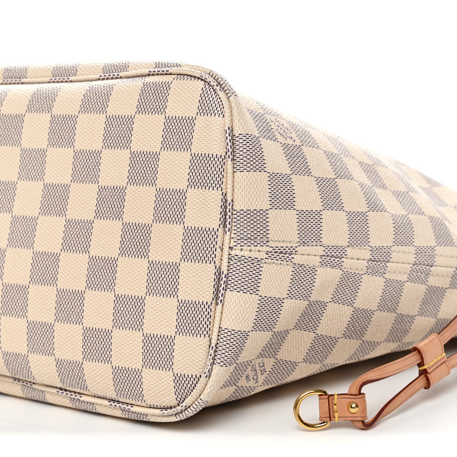 Louis Vuitton Damier Azur Neo Neverfull MM Rose Ballerine 10 of 12