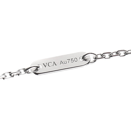 Van Cleef & Arpels 18K White Gold Diamond Mini Frivole Pendant Necklace 4 of 6