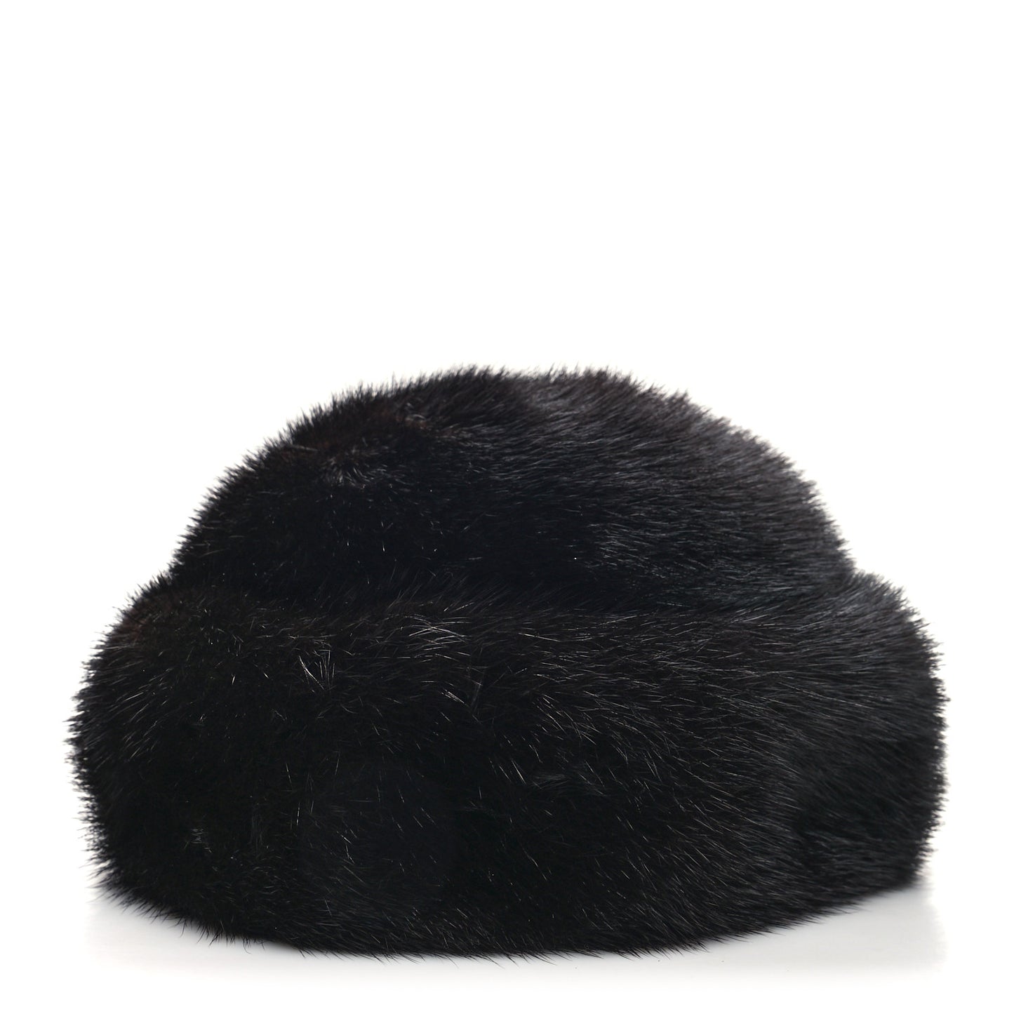 Mink Fur Hat 59 Black