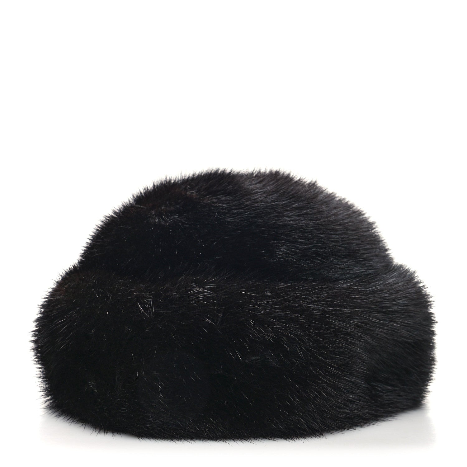Chanel Mink Fur Hat 59 Black 1 of 7