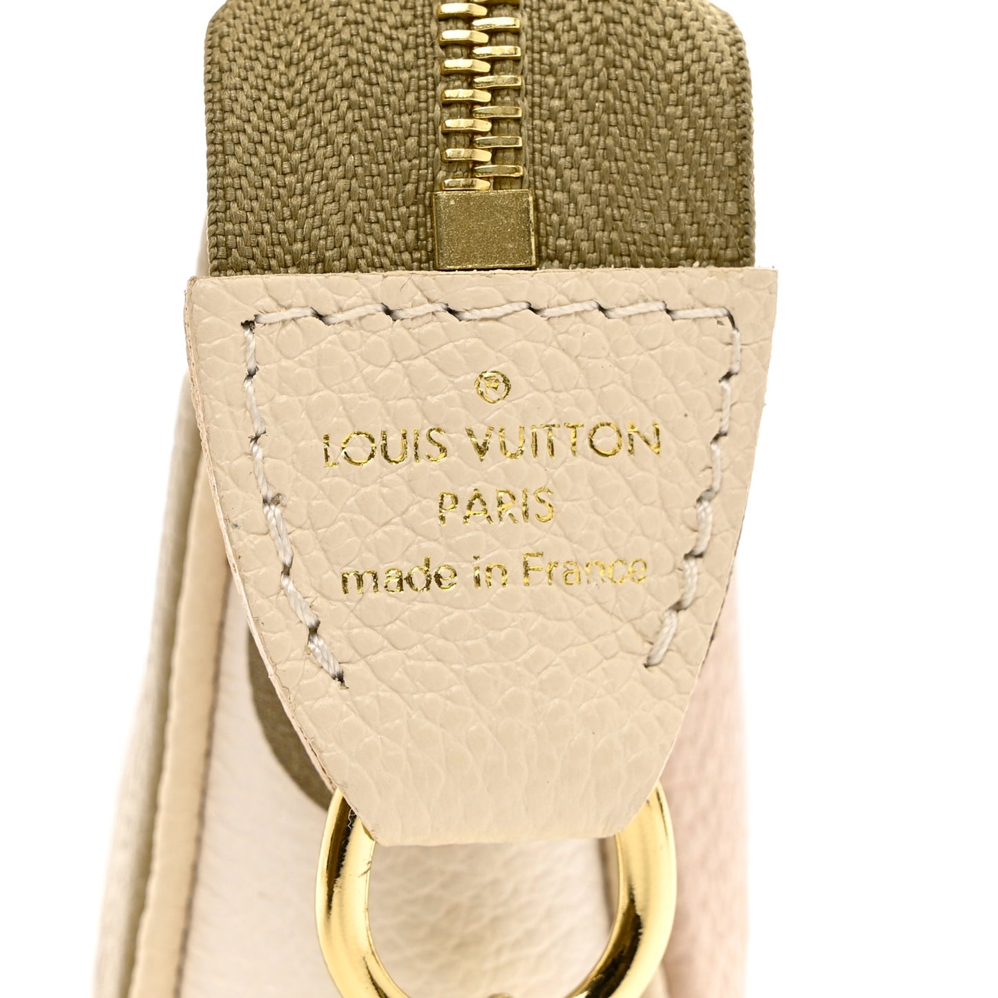 Empreinte Spring in the City Mini Pochette Accessories Kaki Beige Cream
