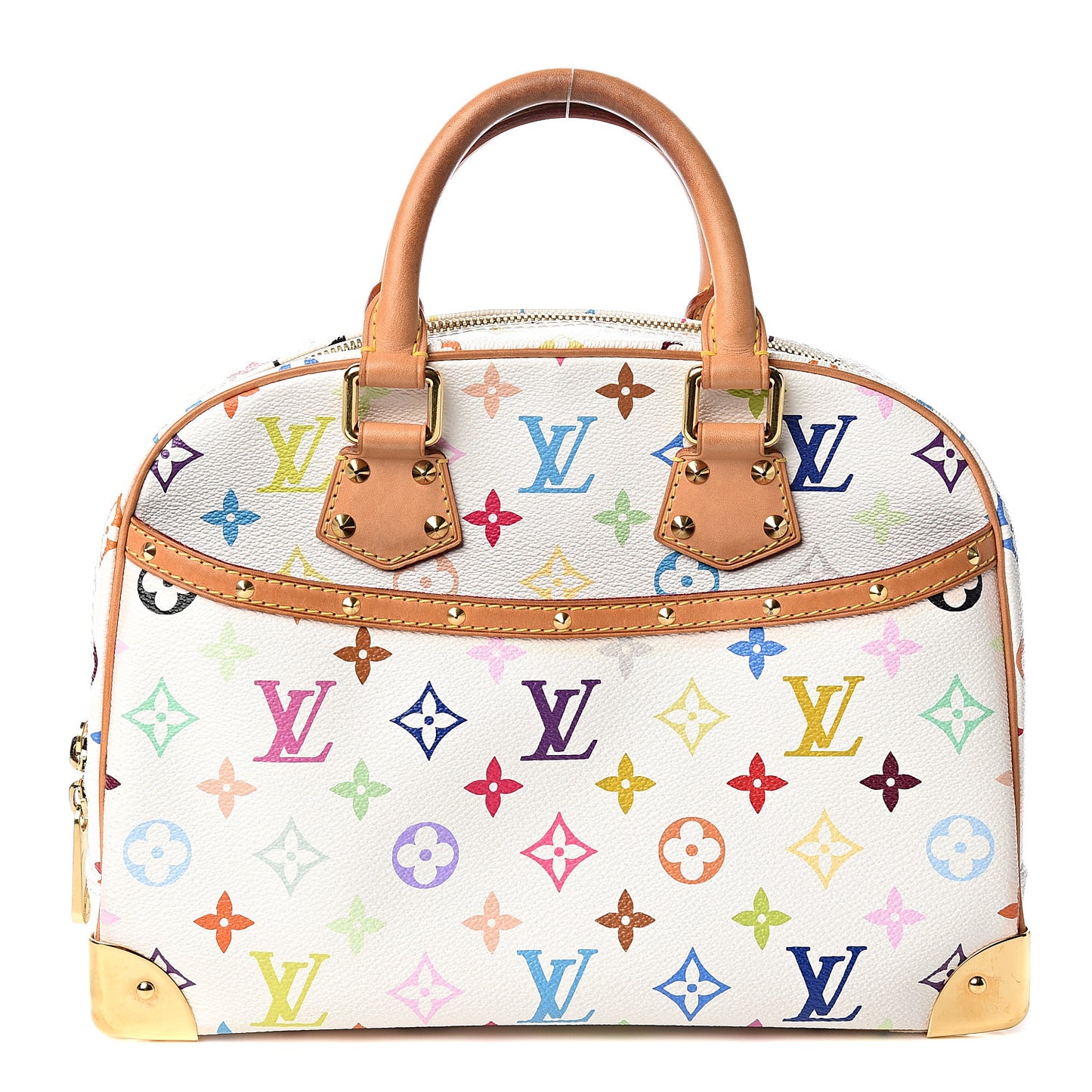 Monogram Multicolor Trouville White