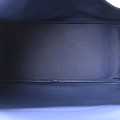 Hermes Swift Epsom Lindy 26 Tressage De Cuir Bleu Brighton Capucine Bleu Saphir 5 of 12