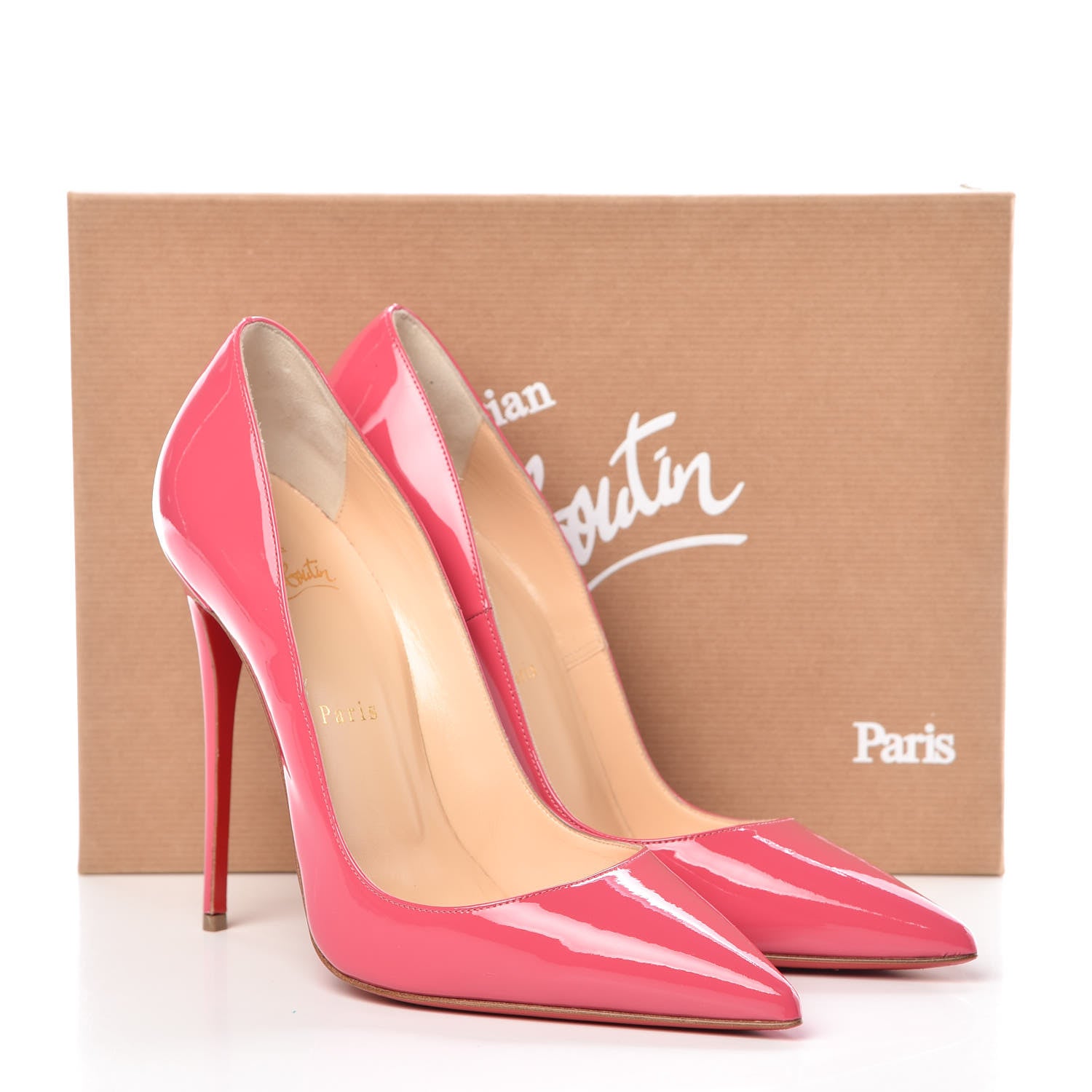 Christian Louboutin Patent So Kate 120 Pumps 40 Bonbon 11 of 11