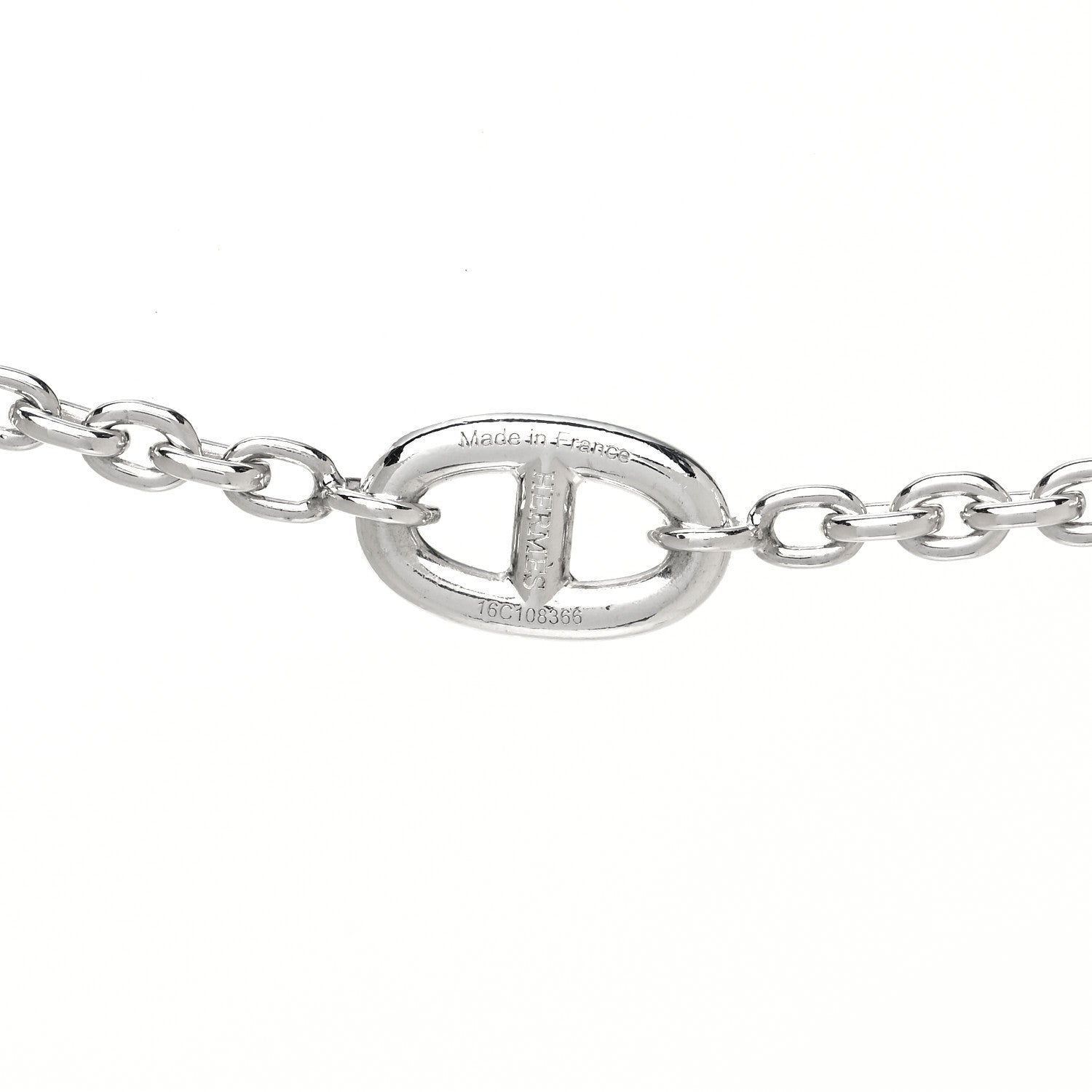 Hermes Sterling Silver Farandole Necklace 120 4 of 6