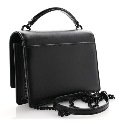 Saint Laurent Calfskin Monogram Sunset Chain Wallet Black 3 of 10
