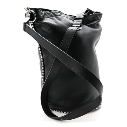 Alexander Wang Lambskin Attica Chain Dry Sack Bucket Bag Black 3 of 9