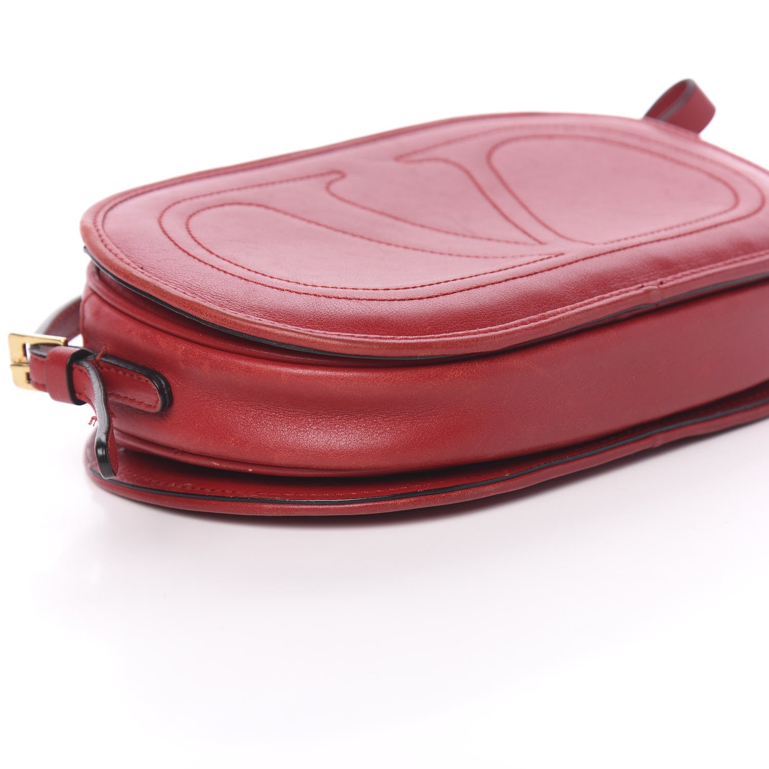 Valentino Garavani Vitello Small Logo Go Crossbody Bag Red 9 of 12