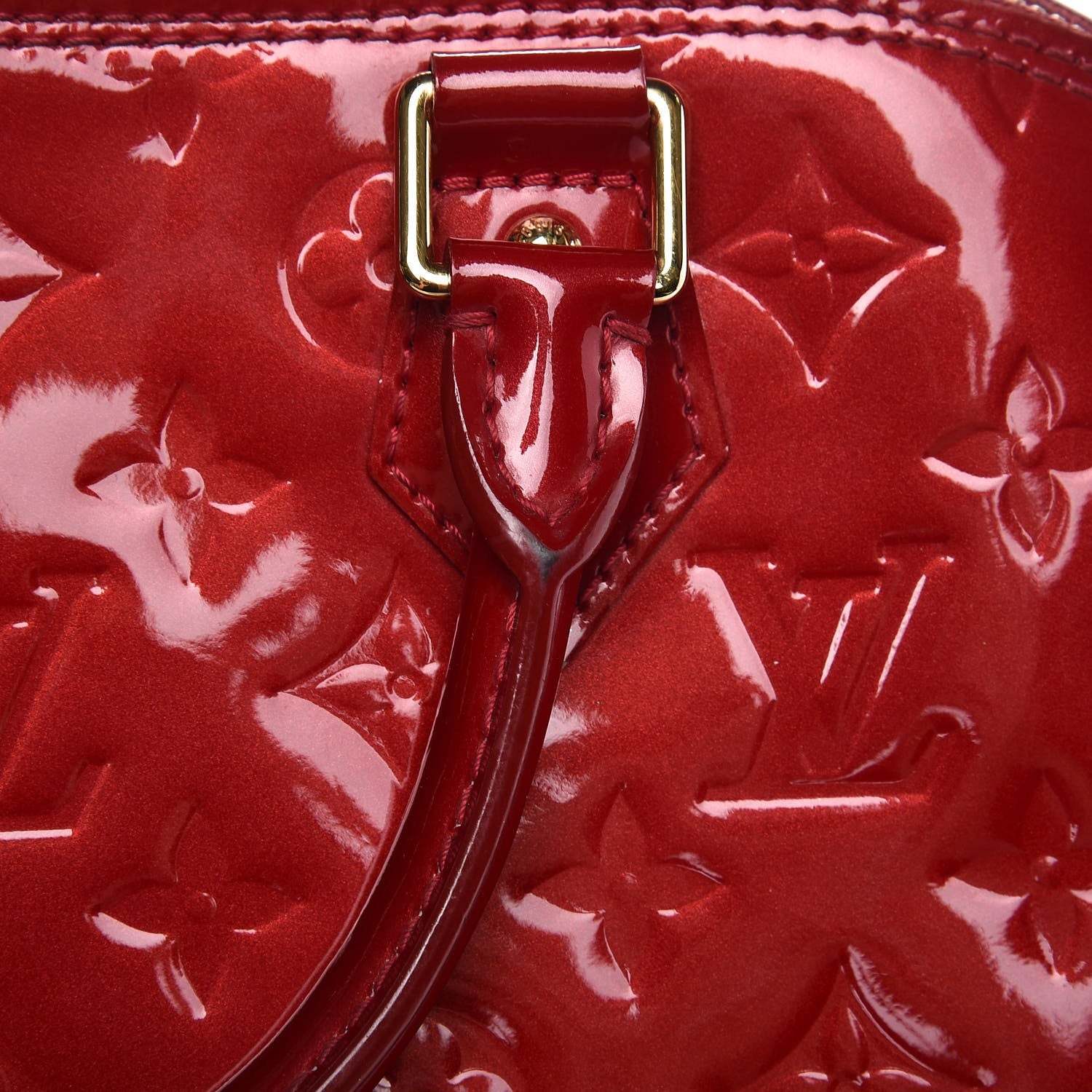 Louis Vuitton Vernis Alma PM Pomme D'Amour 11 of 15