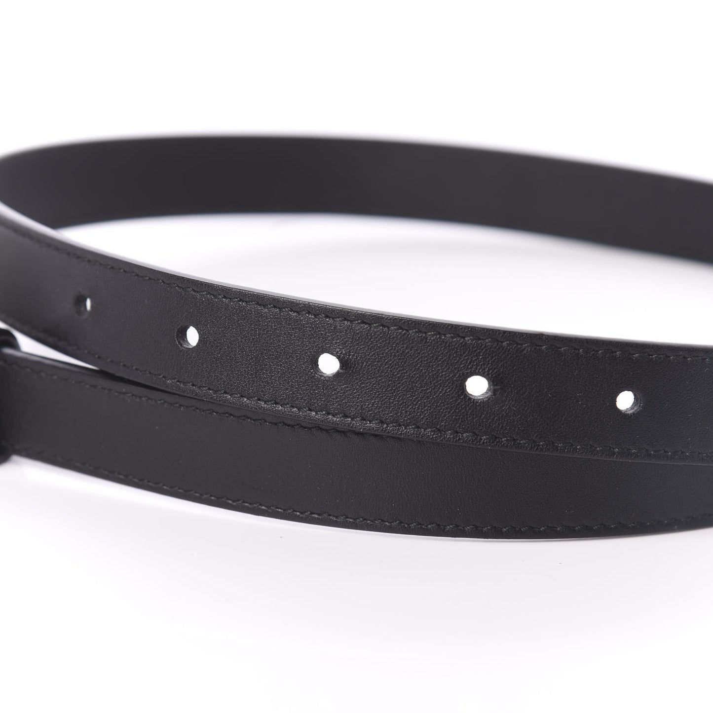 Calfskin Double G 20mm Belt 75 30 Black
