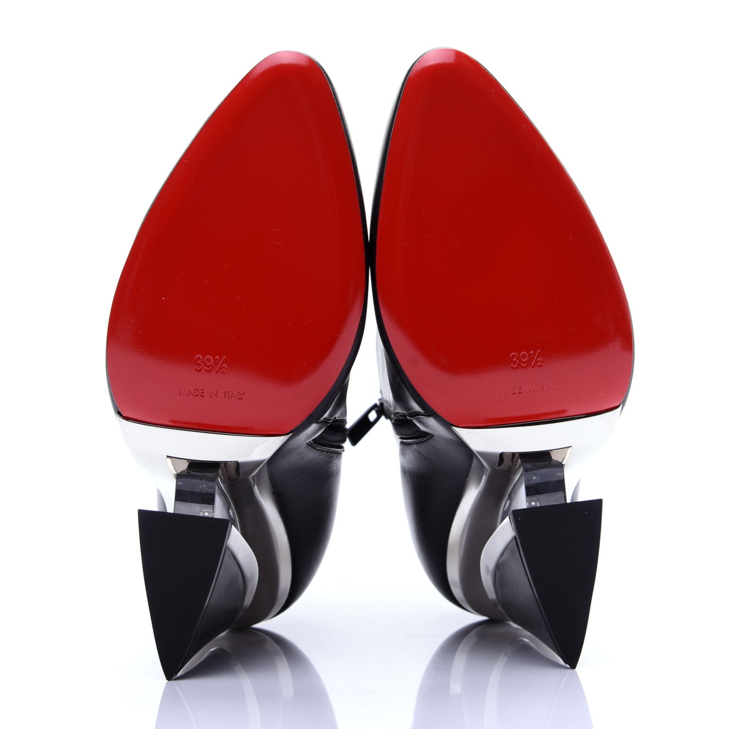Calfskin Levitibootie 100 Booties 39.5 Black