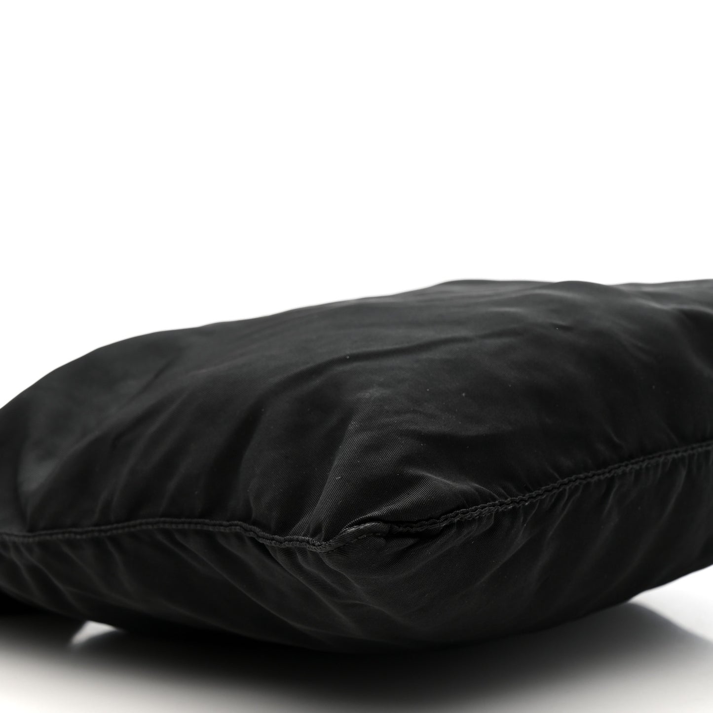 Nylon Vela Flat Messenger Bag Black