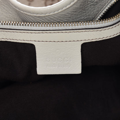 Gucci Monogram Peggy Braided Tote Off White 6 of 19