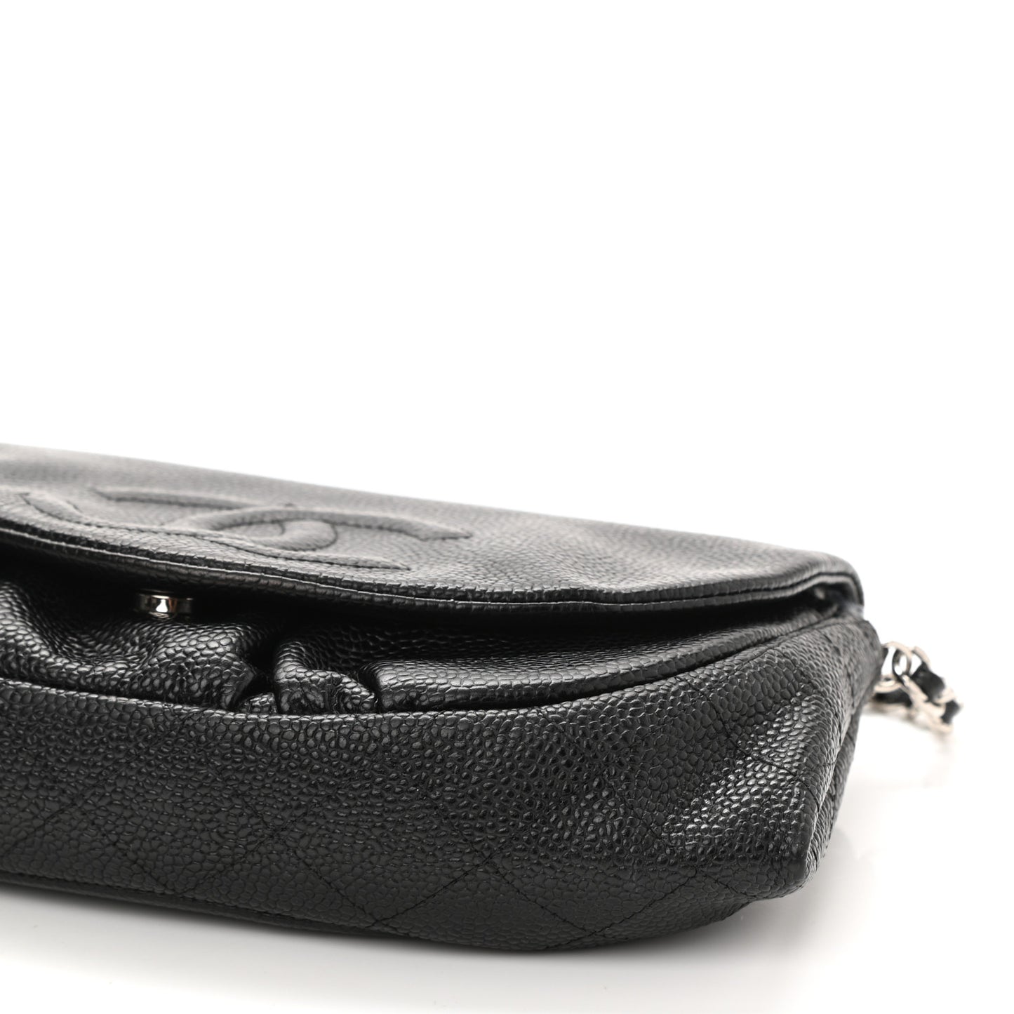 Caviar Half Moon Wallet On Chain WOC Black