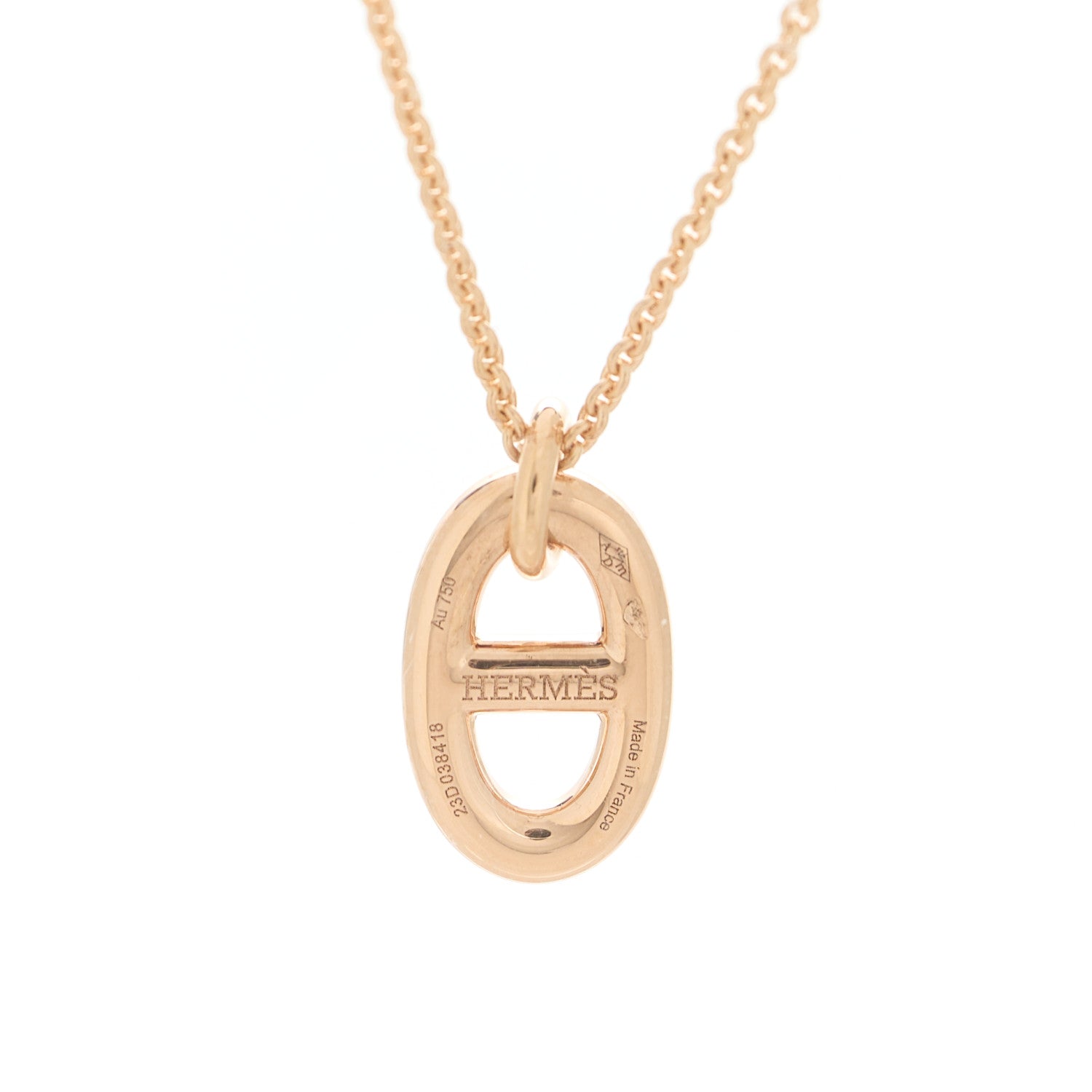 Hermes 18K Rose Gold PM Farandole Pendant Necklace 4 of 6