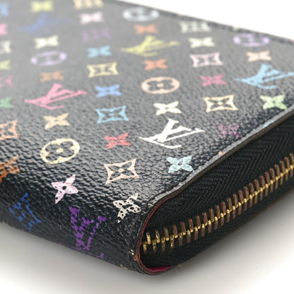 Louis Vuitton Monogram Multicolor Zippy Wallet Black Grenade 8 of 8
