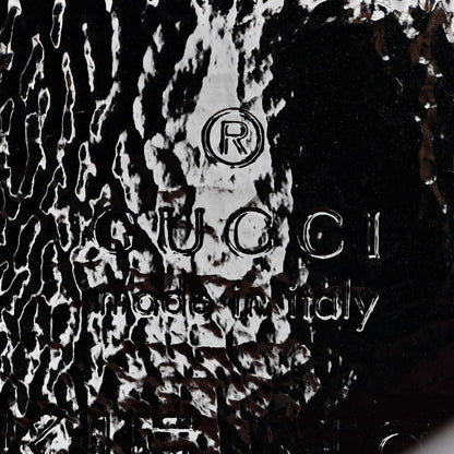 Gucci Crinkled Patent Mini Jackie Notte Bag Black 6 of 10