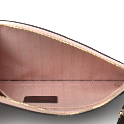 Louis Vuitton Damier Ebene Neverfull MM GM Pochette Rose Ballerine 5 of 10