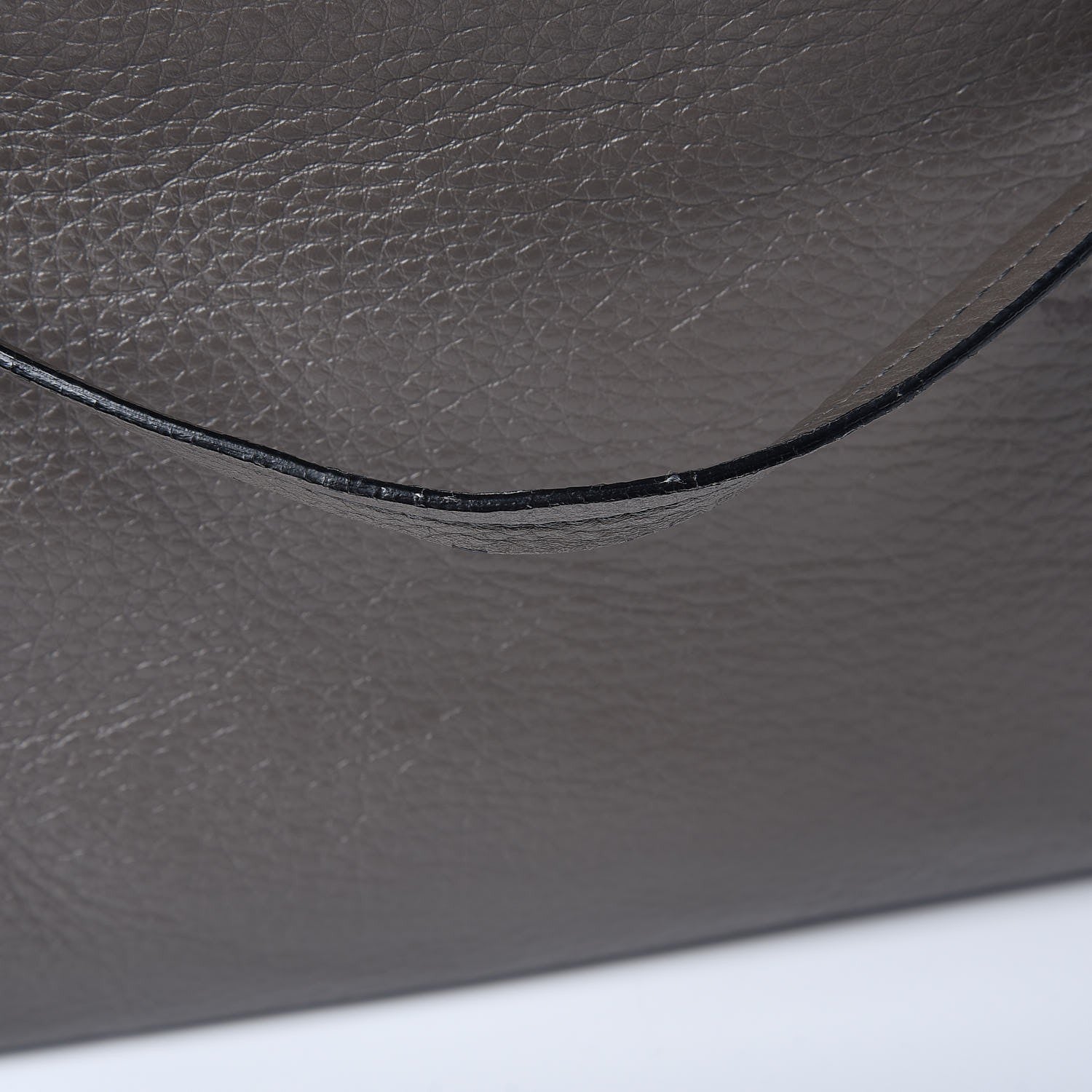 Tom Ford Grained Calfskin Sedgwick Medium Zipper Tote Graphite 8 of 16