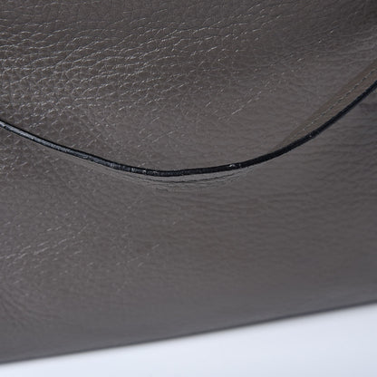 Tom Ford Grained Calfskin Sedgwick Medium Zipper Tote Graphite 8 of 16