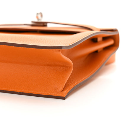 Hermes Evercolor Verso Kelly Danse II Belt Bag Abricot Terre Bautte 10 of 11