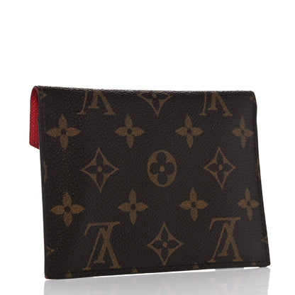 Louis Vuitton Monogram Daily Organizer Envelope Insert Red 3 of 6