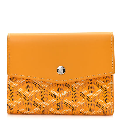 Goyard Goyardine Saint-Gabriel Compact Wallet Yellow 1 of 9