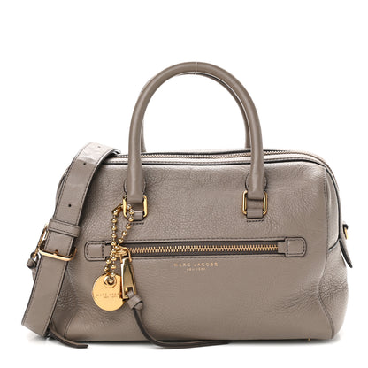 Marc Jacobs Calfskin Recruit Bauletto Satchel Tote Bag Mink 1 of 12