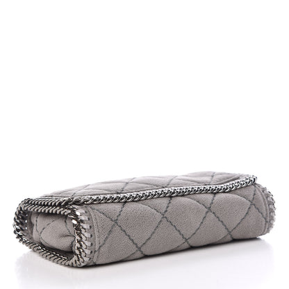 Stella McCartney Shaggy Deer Quilted Falabella Crossbody Bag Light Grey 4 of 9