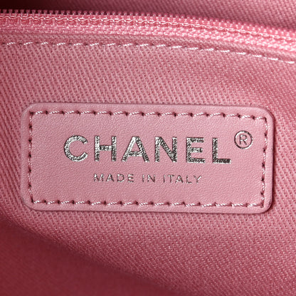 Chanel Mixed Fibers Small Deauville Tote Pink 6 of 10