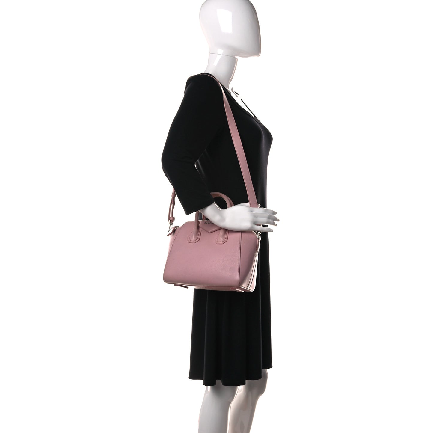 Sugar Goatskin Mini Antigona Pink