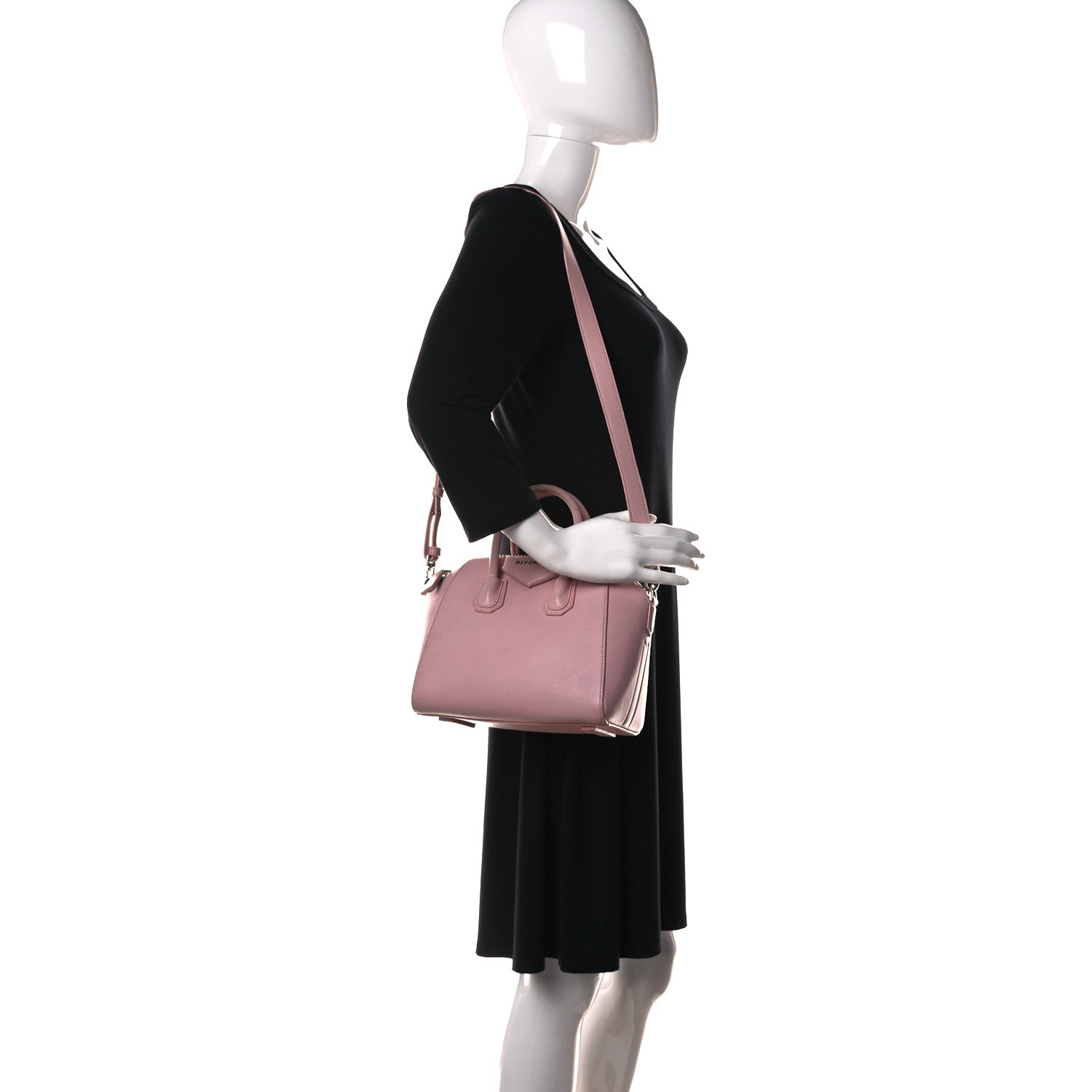 Givenchy Sugar Goatskin Mini Antigona Pink 2 of 36