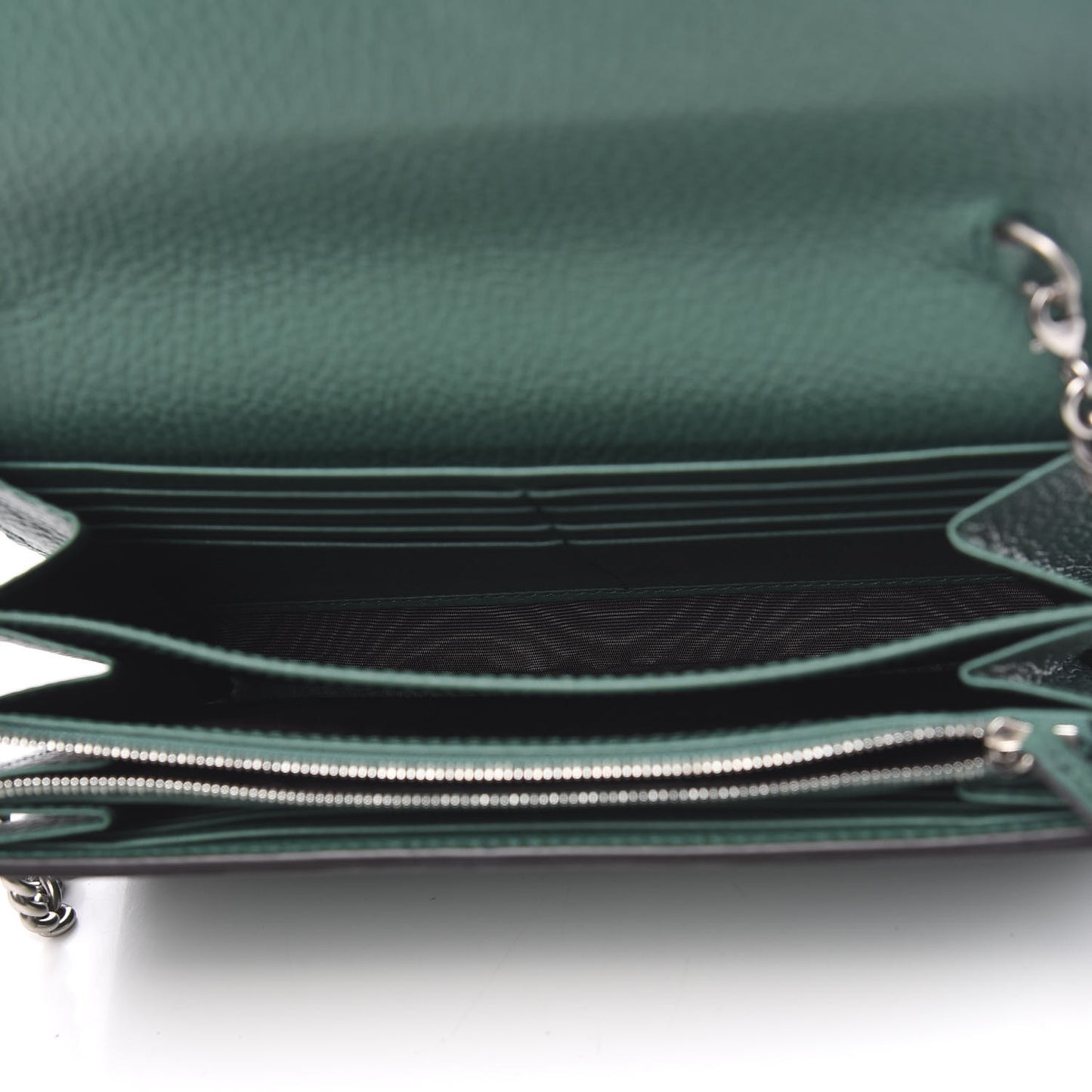 Calfskin Mini Dionysus Chain Wallet Emerald