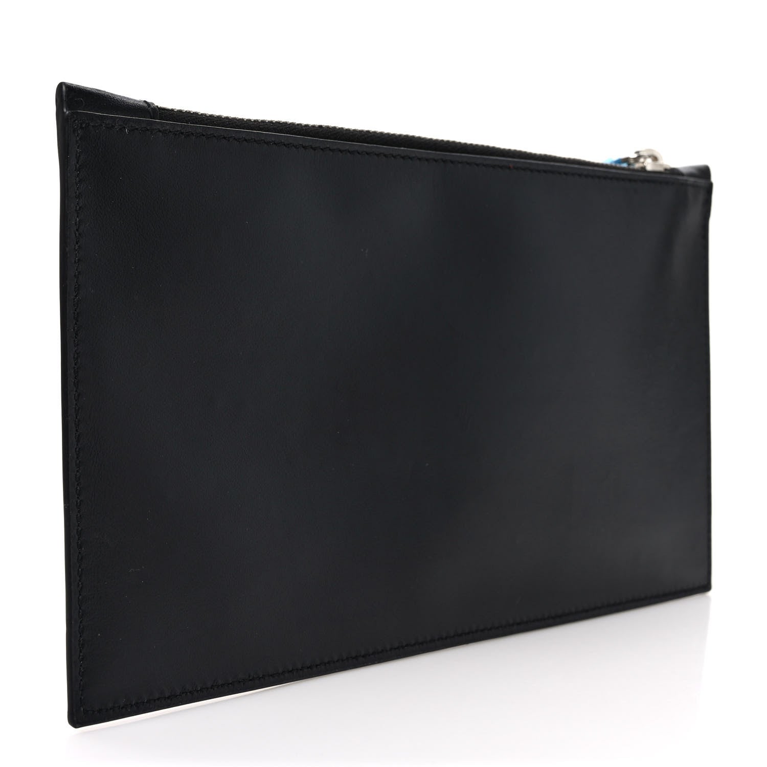 Saint Laurent Coated Canvas Zip Pouch Black 1347178 – FASHIONPHILE