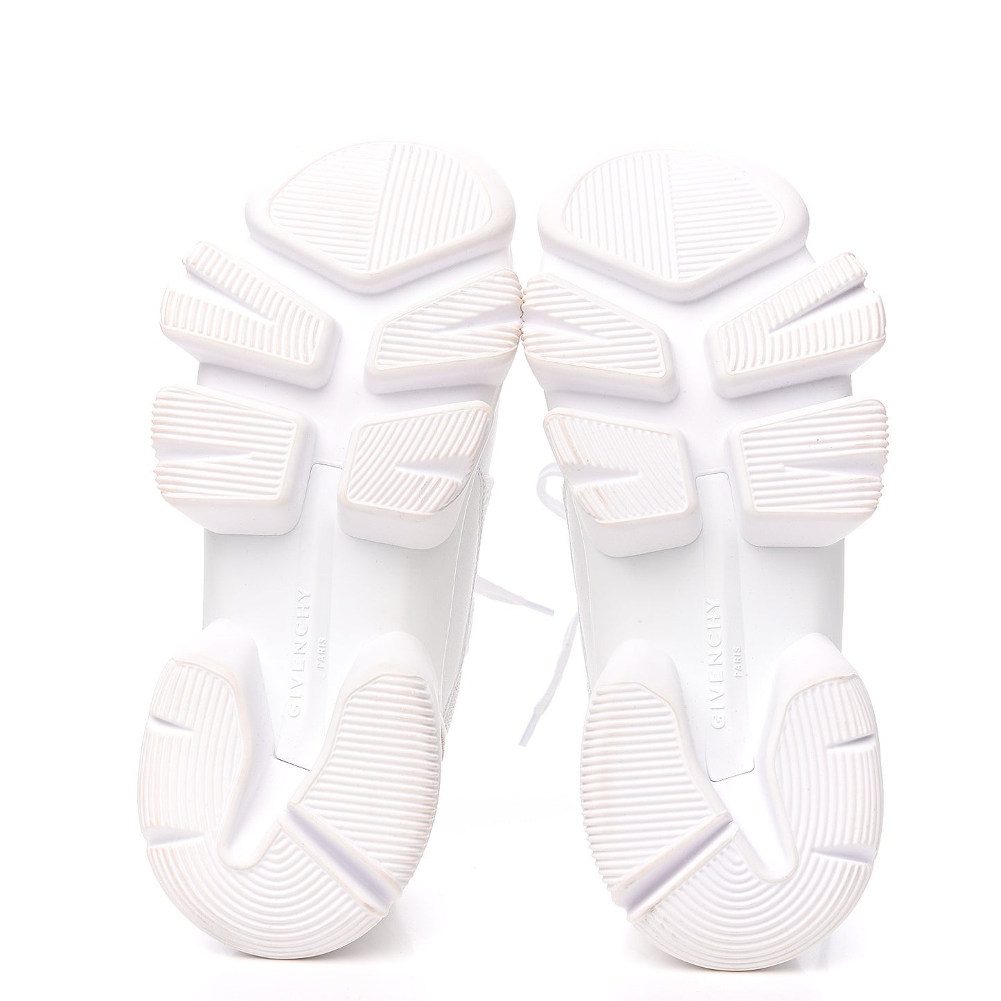 Calfskin Neoprene Jaw Low Sneakers 38 White