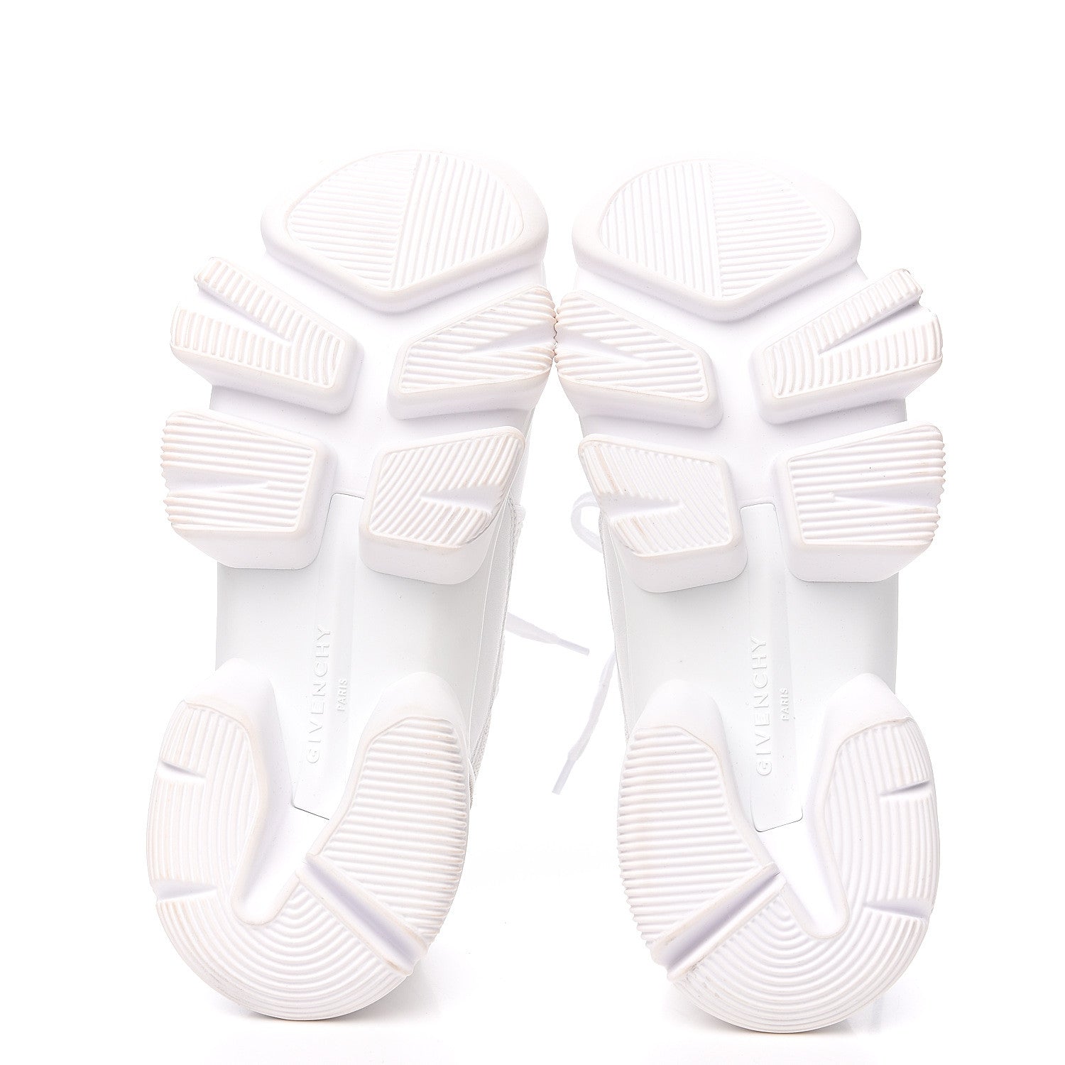 Givenchy Calfskin Neoprene Jaw Low Sneakers 38 White 7 of 9