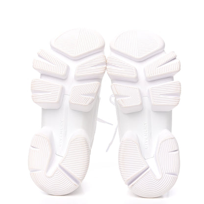 Givenchy Calfskin Neoprene Jaw Low Sneakers 38 White 7 of 9
