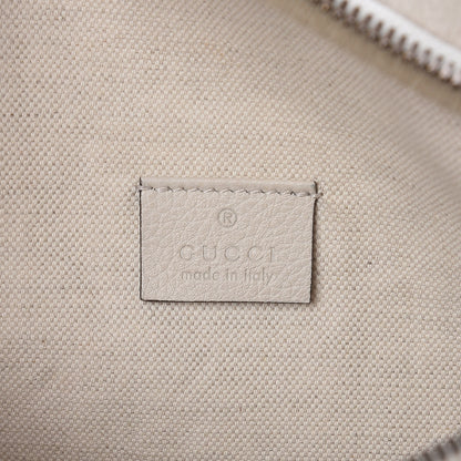 Gucci Grained Calfskin Logo Belt Bag White 6 of 9