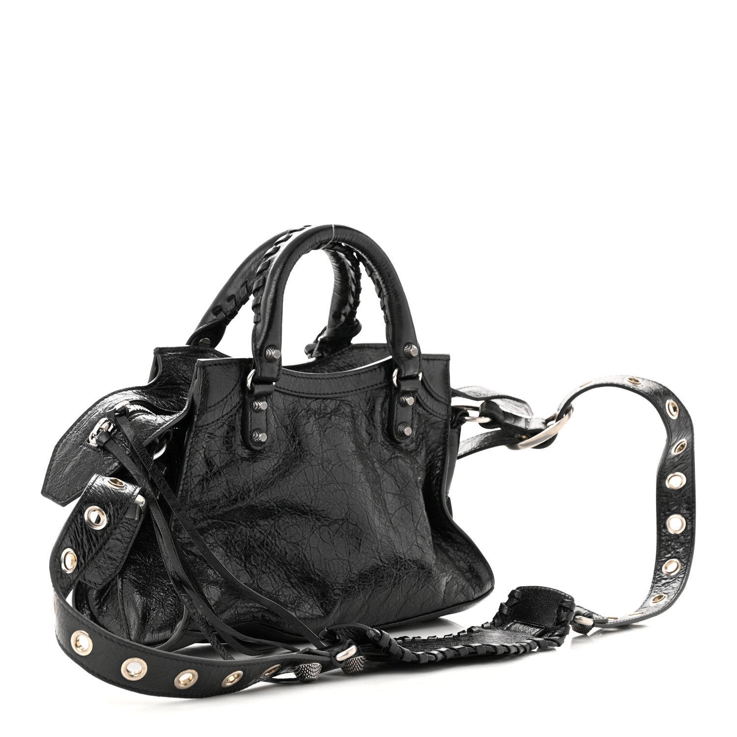 Balenciaga Agneau Arena Neo Cagole Handbag XS Black 3 of 10