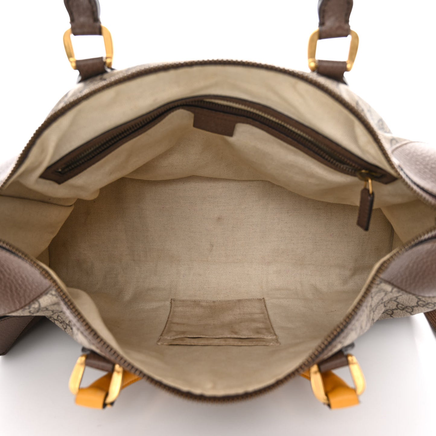 Soft GG Supreme Monogram Web Large Duffle Bag Beige New Acero Crop